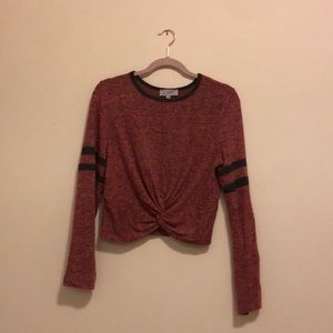 cropped long sleeve